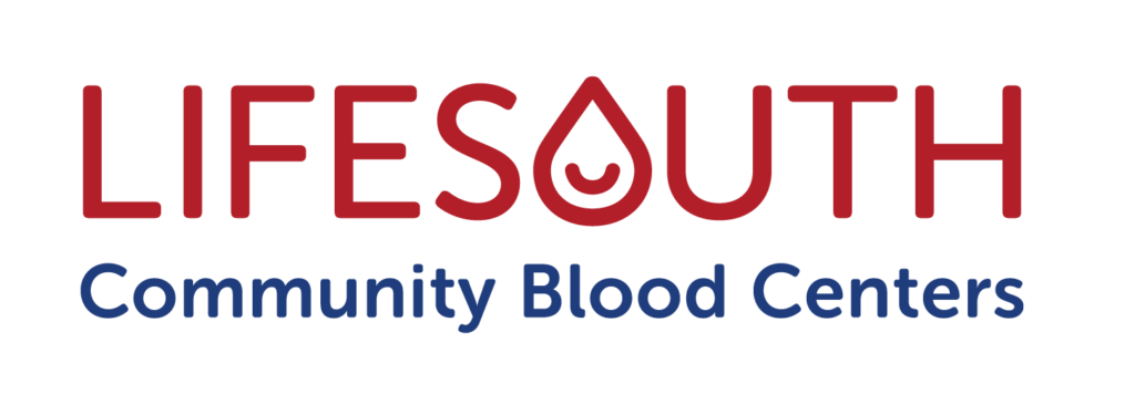The logo for lifesouth community blood
