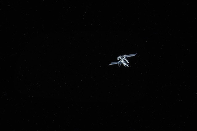 Something flying in space