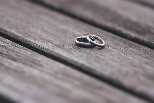 Two simple wedding rings